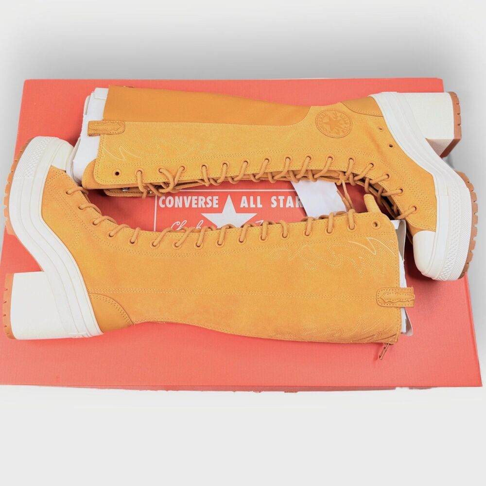 Converse Chuck 70 De Luxe Heel XXHi Western Platform Boots Women 7 - Picture 13 of 14